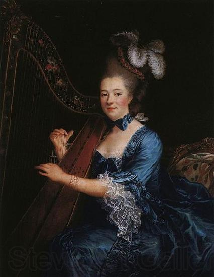 Francois-Hubert Drouais Portrait of Genevieve Rinteau de Verrieres Germany oil painting art